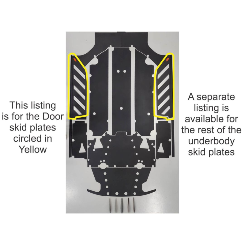 Skid Plates pour Ford GT Portes (2017–2022)